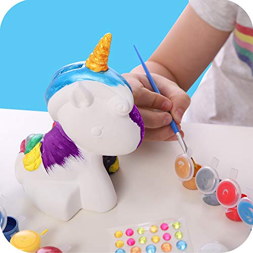 Unicorn Craft Gift Idea- Paint Your Own Money Box 