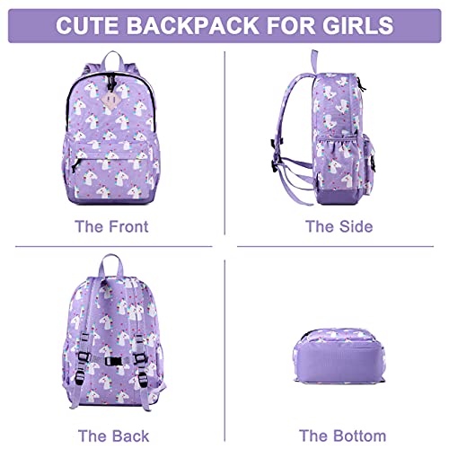 Purple Unicorn Backpack | School Bag 