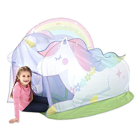 Unicorn pop up play house tent