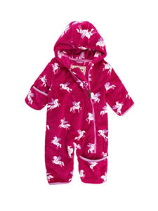 Hatley Baby Girl's Fleece Snowsuit | Winged Unicorns |18-24 Months