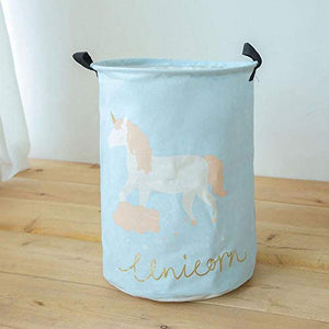 Baby Blue Unicorn Storage Bag 