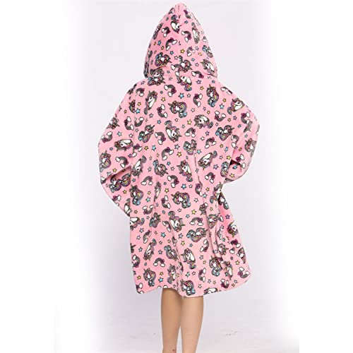 A2Z 4 Kids Girls Boys Oversized Hoodie Unicorn Snuggle Blanket Super Soft Warm Fleece Kangaroo Pocket