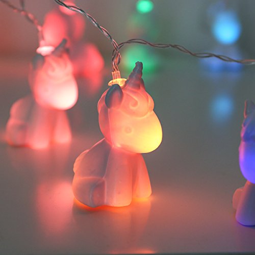 Unicorn String Lights - Colour Changing LEDs - Battery Operated - 1.7m by Festive Lights