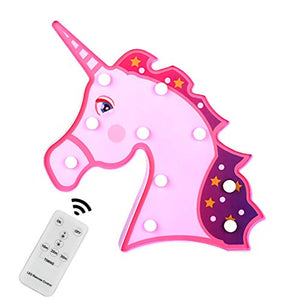 Pink Unicorn Head Mood Light 