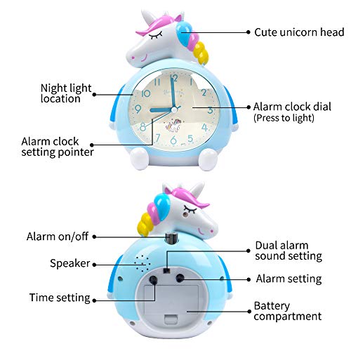 Kids Unicorn Alarm Clock 
