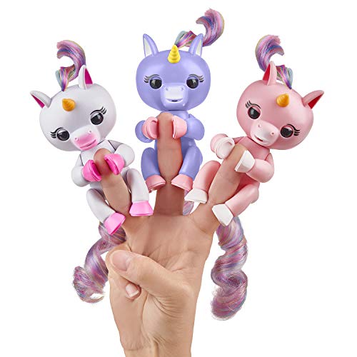 Fingerlings Baby Unicorn | Friendly Interactive Toy | Purple