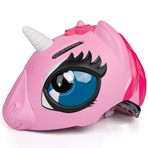Kids Unicorn Bicycle Helmet For Girl | Pink | Safety Certified | 3-8 Years