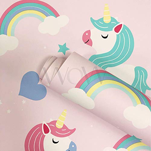 Girls Unicorn Wallpaper | World Of Wallpaper | For Girls Bedroom