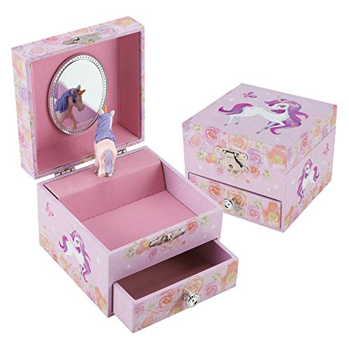 Musical Jewellery Box | Unicorn Pattern | For Girls | Unicorn Gift 