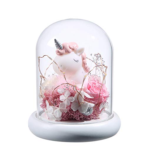 Pretty Unicorn In A Glass Dome | Gift Idea 