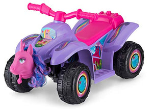 Kid Trax | Toddler Unicorn Quad Electric Ride On Toy | 6 Volt Battery | 1.5-3 Years Old | Max Weight Of 44 lbs | Purple