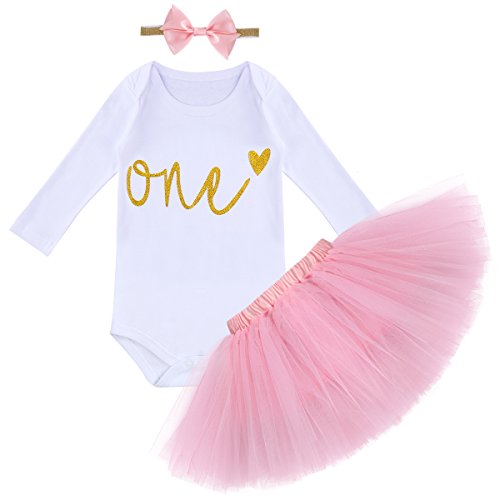 Cute Pink 1st Birthday Baby Girl Cake Smash Outfit | Toddler Kids | Party Cake Smash Outfit