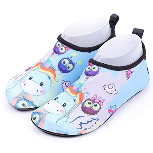 Unicorn blue multicolour water shoe aqua sock