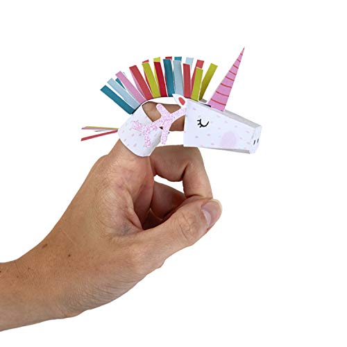 Christmas Activity Card For Niece | Unicorn Finger Puppet Design | Hallmark