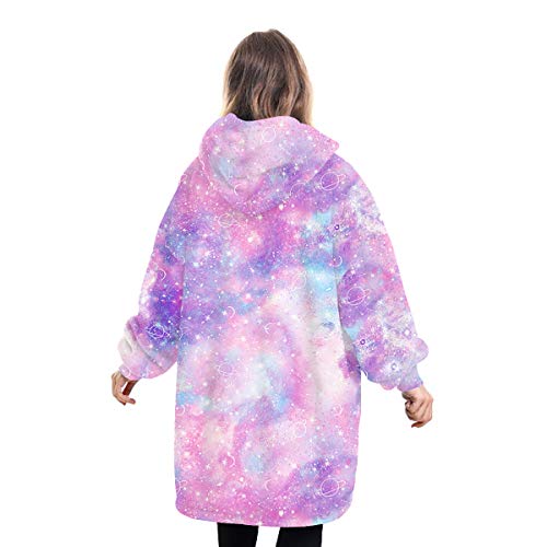 Oversized Fleece Blanket Hoodie | Kids | Lilac
