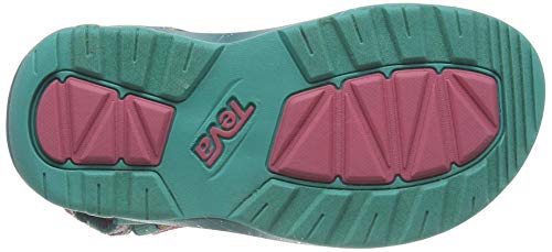 Teva Unisex Kid's Hurricane XLT2 Open Toe Sandals, Green Pink