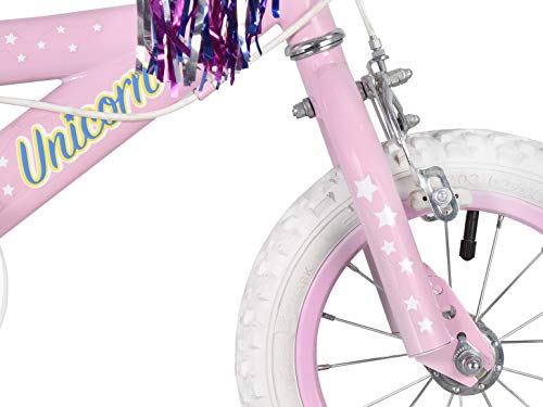 Unicorn Girls Bike | Pink | 12" Wheel 