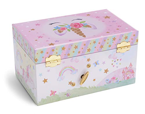 Musical unicorn pastel jewellery trinket keepsake box