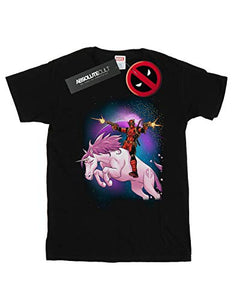 Marvel Deadpool Unicorn T-Shirt Black