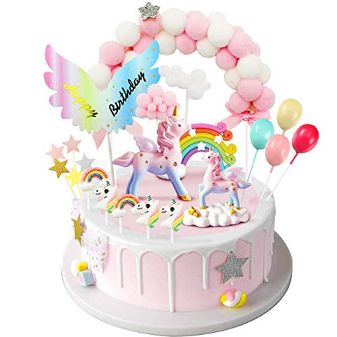 Unicorn Cake Topper, Birthday Cakes, Cake Decoration