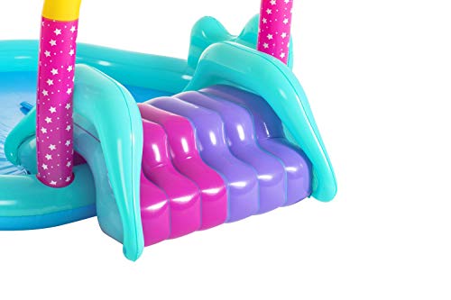 Bestway | Magic Unicorn Paddling Pool With Slide | 274 x 198 x 137 cm