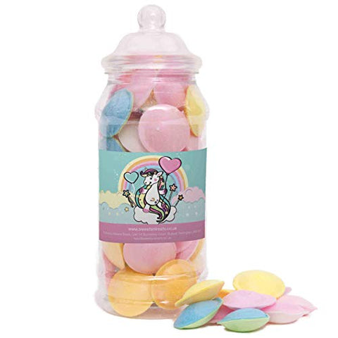Unicorn Gift Sweets Jars | Flying Saucers | Jar | 75grams