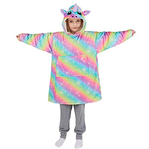 Oversized Unicorn Hoodie Blanket Sweatshirt for Kids | Unicorn Gift Idea