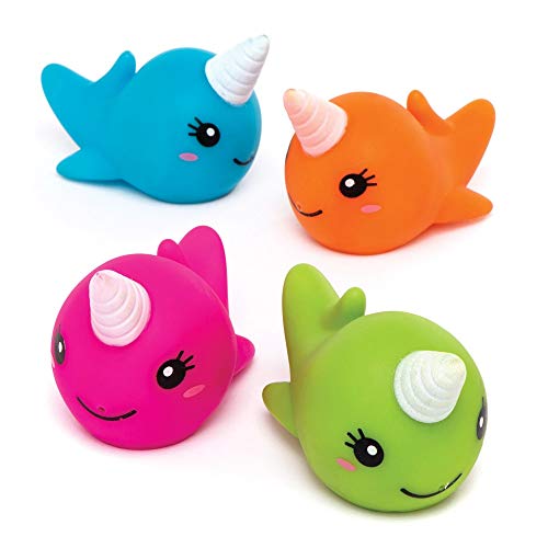 Unicorn Whale Water Squirters (Pack of 4) | For Kids 