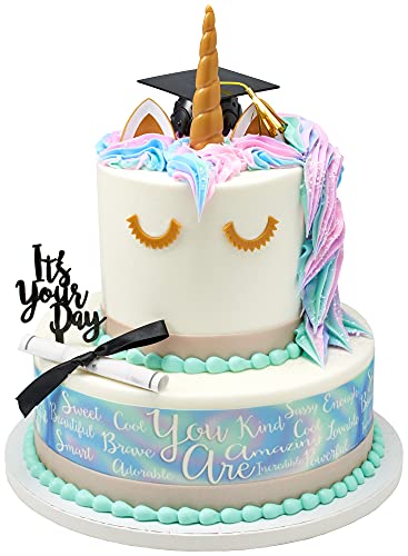 Unicorn Cake Topper, Ears, Eyes, Horn 