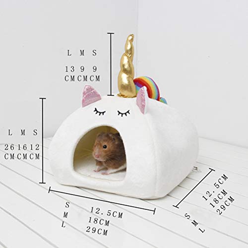 Small Hamster Unicorn Pet Bed