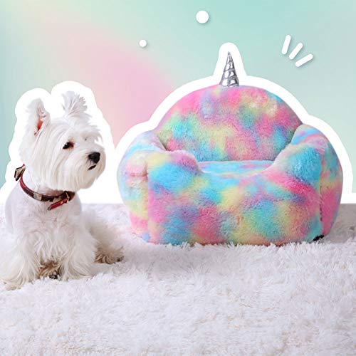 Cute Soft Unicorn Dog Bed