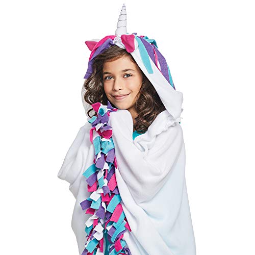 DIY Unicorn Knotted Blanket Kit For Girls 