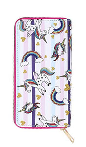 Unicorns & Rainbows Fashionable Women's Wallet | Purse | Multicoloured