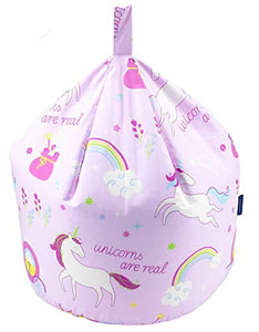 Better Dreams Childrens Bean Bags 9 Cool Designs 52cm x 52cm x 60cm High (Unicorn)