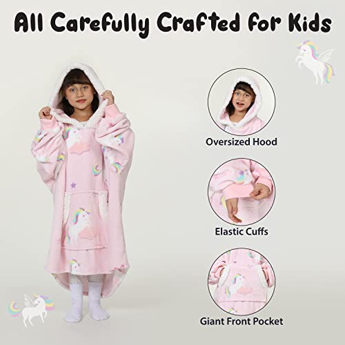 Unicorn Oversized Hoodie Blanket 