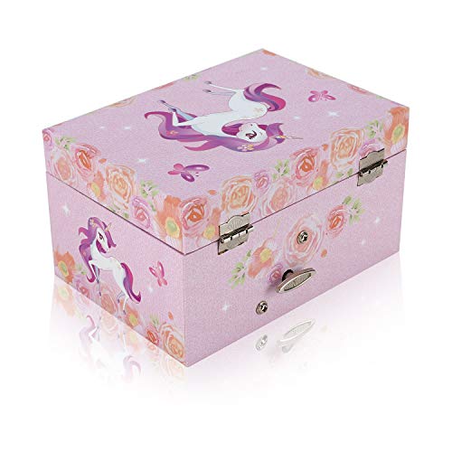 Floral Unicorn Jewellery Box 
