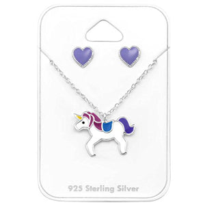 Unicorn necklace for kids gift