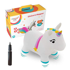 Unicorn Animal Space Hopper For Kids | Age 1 Year Upwards | Inflatable Bouncer  