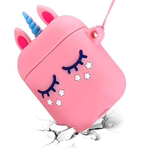 Pink Unicorn Airpod Case