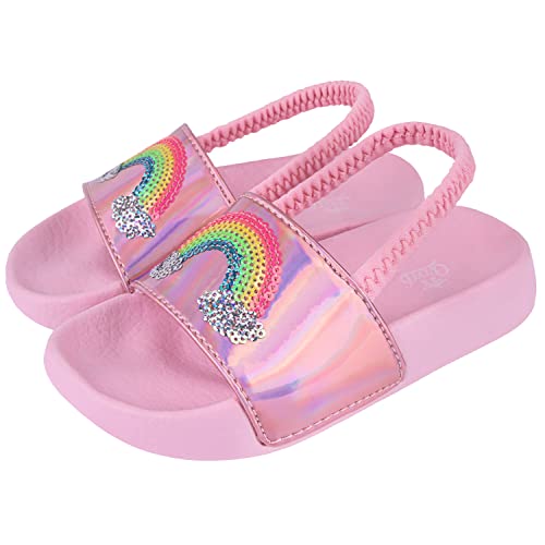 Pink Holographic Unicorn Rainbow Sliders 