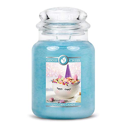 Unicorn Candy Large Jar Candle 24oz Two Wick Goose Creek Candle 