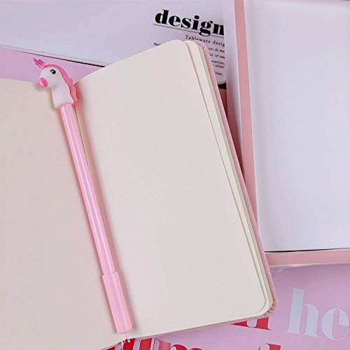 Unicorn Notebook Gel Pens Set - Journal Diary Stationery Set