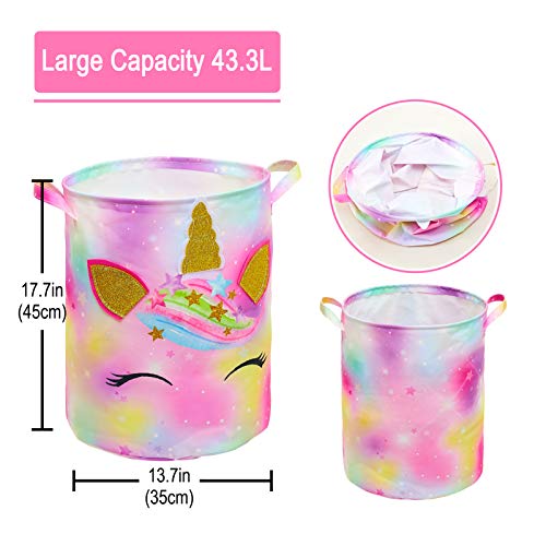 Large Capacity Unicorn Laundry Basket 