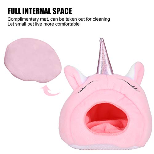 Cute Pink Unicorn Pet Bed | Anti - Slip | For Small Pets