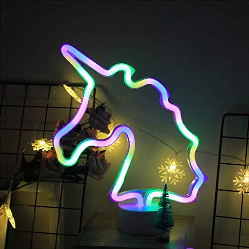 Neon Unicorn Light Decorative 