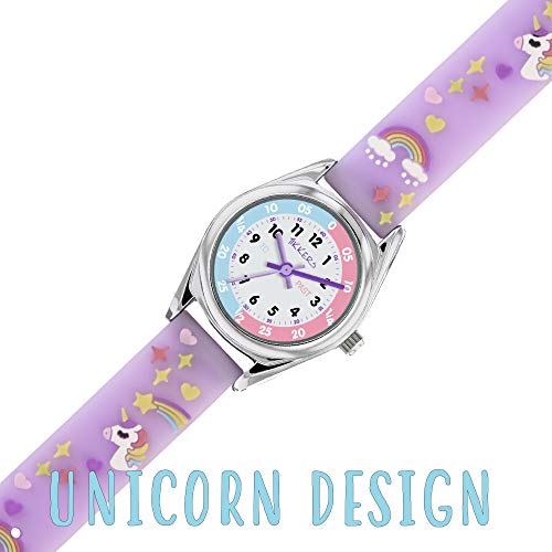 Unicorn Design Themed Watch Lilac