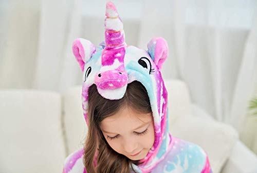 Unicorn Dressing Gown Pink, Purple, Turquoise 
