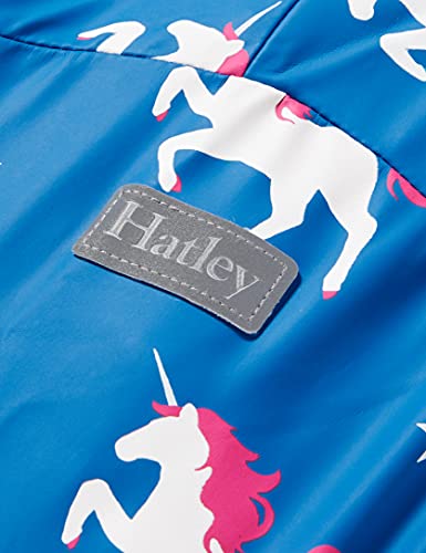 Hatley Blue Unicorn Rain Coat For Girls 