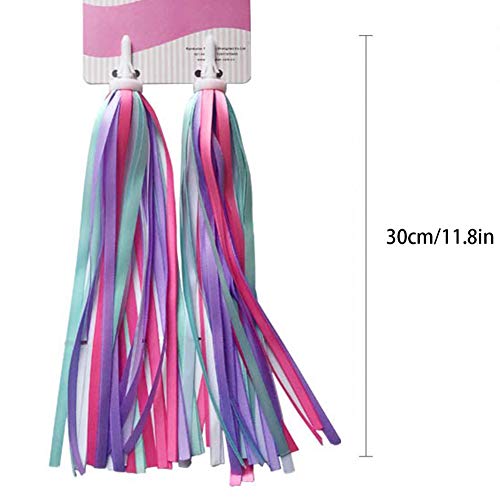 Kid's Rainbow Bike Streamers For Girls Boys | Tassel Ribbons | Bike Accessories 