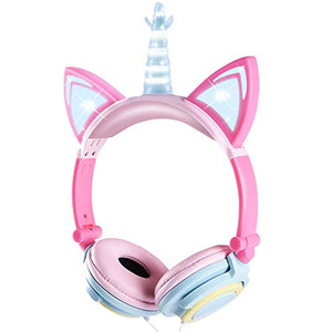 Unicorn Kids Headphones | Wireless | Volume Limited | For Girls 